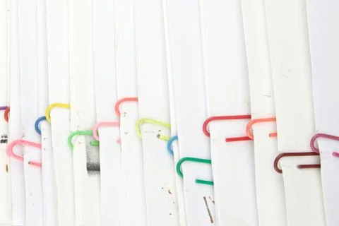 Document of account include sales and receipt Stock Photos