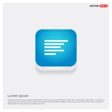 Document align icon Stock Illustration