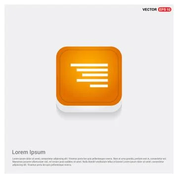 Document align icon Stock Illustration