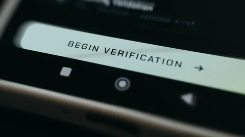 Document and Biometric Match - Digital Concept Close Up Stock Footage 336944893