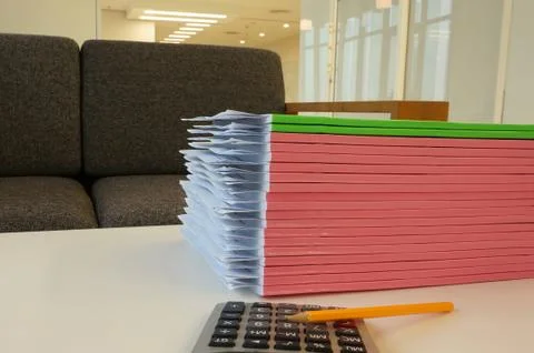 Document and conference papers Stock Photos