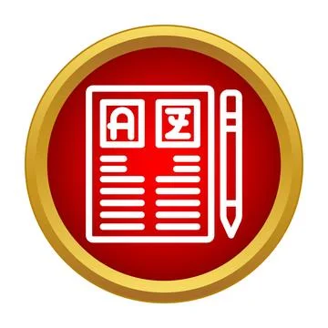 Document and pencil representing multilingual translation education Illustrazione stock
