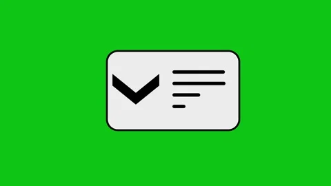 Document approval animation with check mark sign on green background. Stock Footage 346497375