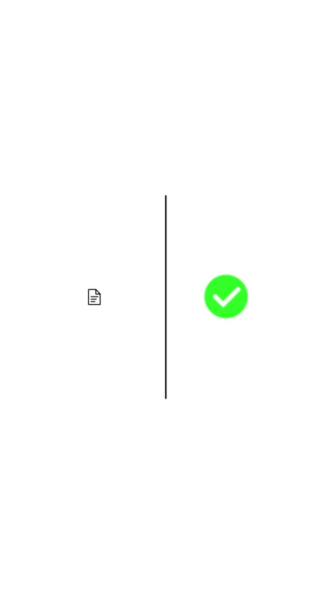 Document approval success icon clean minimal divider, confirmation mark. contrac Stock Footage 340411105