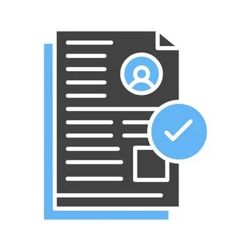 Document Approved Icon Image. Stock Illustration