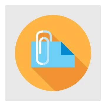 Document attaching Stock Illustration