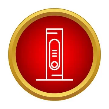 Document binder icon representing file organization and archiving Stock Illustration