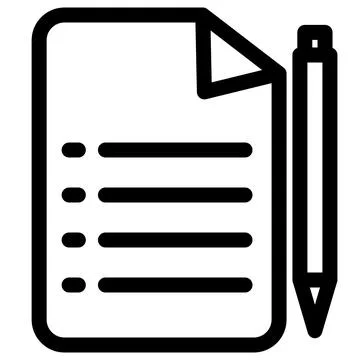 Document with bullet points icon symbol - to do or task list with bullet poin イラスト素材