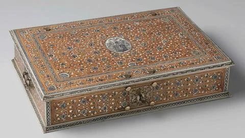 Document case. Dutch East India Company (VOC) merchants in Asia often kept... Stock Photos