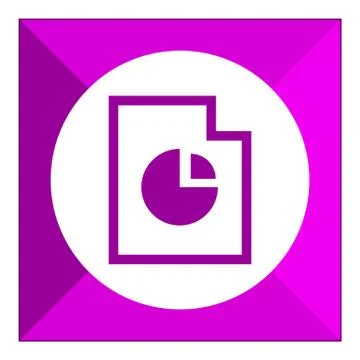 Document with chart Stock-Illustration