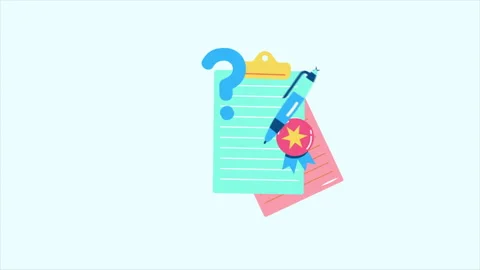 Document Checklist Notes Stock Footage 219556780