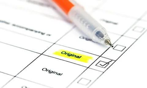 Document checklist for Visa application Canada Stock Photos