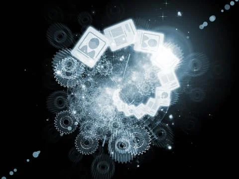 Document cloud イラスト素材