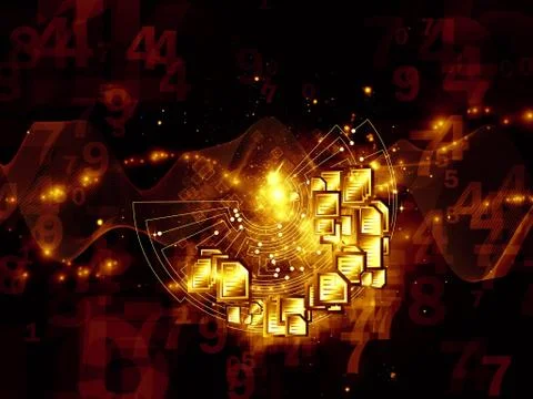 Document cloud Stock Illustration