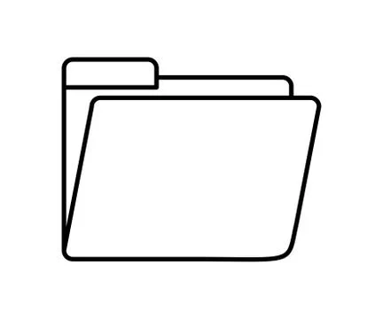 Document concept. Folder of office icon. vector graphic Stockillustratie