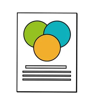 Document concept. Paper and data icon. Vector graphic イラスト素材