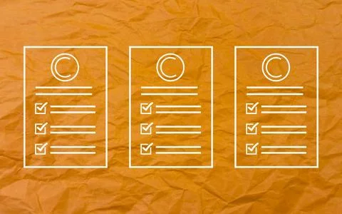 Document confirming ownership Stock Illustration