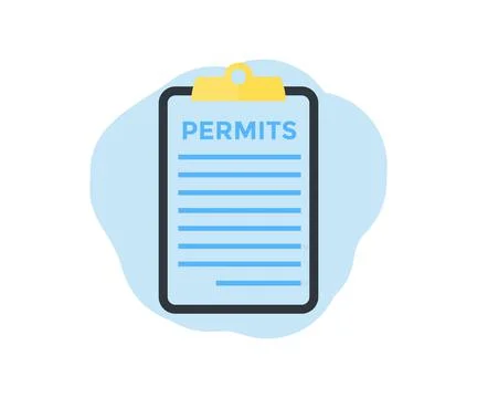 Document, contract papers. Contract conditions. Stock Illustration