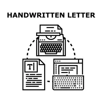 Document creating technologies evolution and text writing messaging Stock Illustration