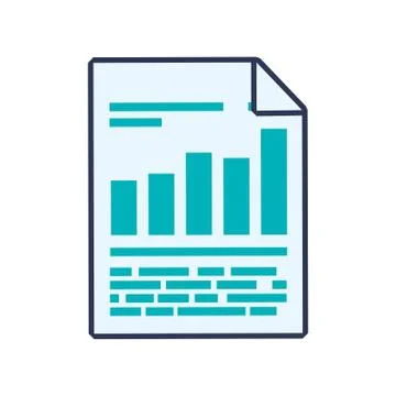 Document data information icon. Vector graphic Stockillustratie