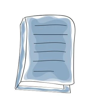Document design. Paper with lines  icon. vector graphic Stockillustratie