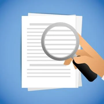 Document design, vector illustration Stock Illustration
