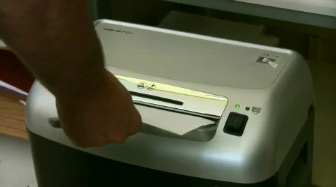 Document destruction Stock Footage 518759