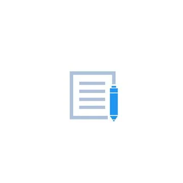 Document edit icon Stock Illustration
