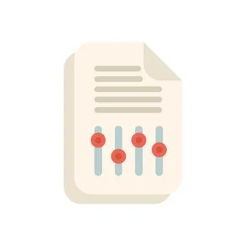 Document editing panel representing text editing software Stock Illustration