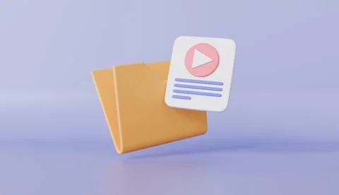 Document efficient work on project plan, archive folder and paper for manage Stock Illustration