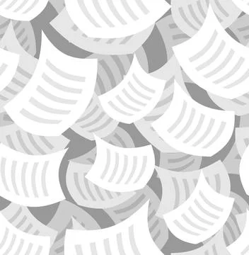 Document falls pattern seamless. Sheet of paper flies background Stock Illustration