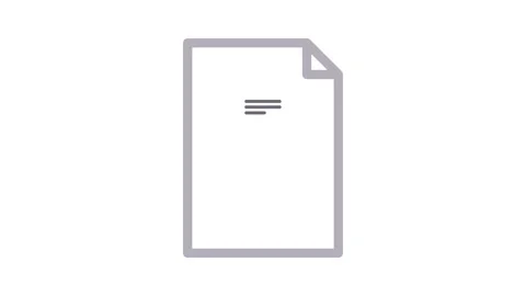 Document featuring a camera icon, indicating a focus on photography or visu.. Stock Footage 334834238