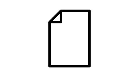 Document featuring a video camera icon, indicating content related to video.. Stock Footage 334834381