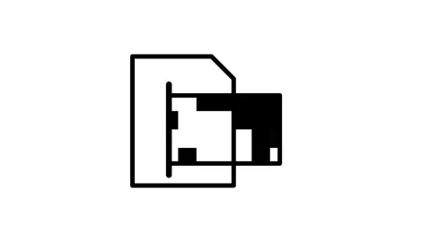 Document File Application Icon Stock Footage 340307246