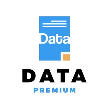 Document file data icon vector logo template illustration design Stockillustratie