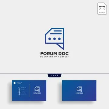 Document, file, data message logo template vector illustration 스톡 일러스트