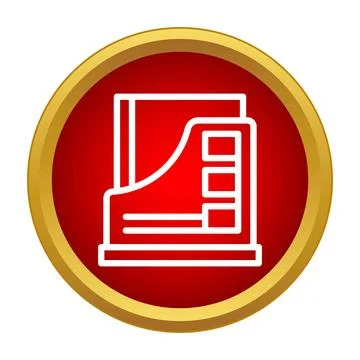 Document file folder organizing business office archive icon Stock Illustration