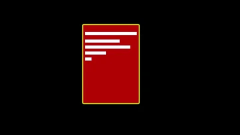 Document file icon animated	video Stock Footage 294938055
