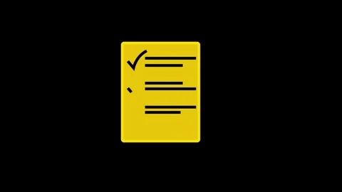 Document file icon animated	video Stock Footage 294938077