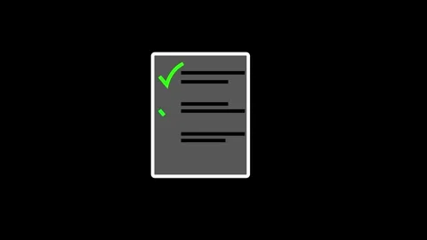 Document file icon element animated	video Stock Footage 294938082