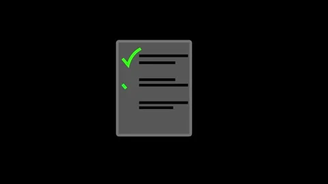Document file icon element animated	video Stock Footage 294938083