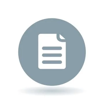 Document file icon Stock Illustration