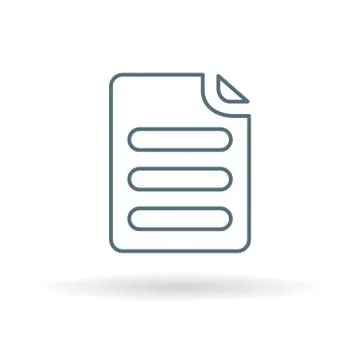 Document file icon Stock Illustration