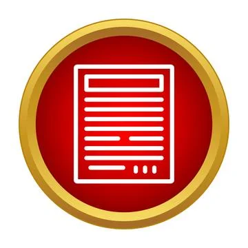 Document file icon representing data and information イラスト素材