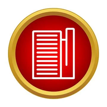 Document file icon representing data and information Stockillustratie