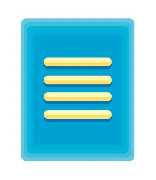 Document file paper format Illustrazione stock