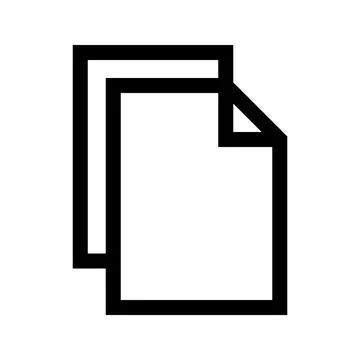 Document, file, paper icon. Stock Photos
