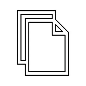 Document, file, paper icon. Stock Photos