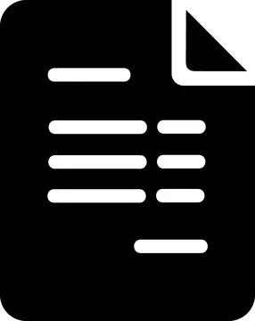 Document file report paper interface icon Stock Illustration