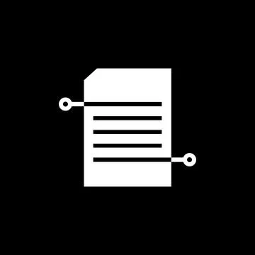 Document file technology paper logo design vector icon illustration 스톡 일러스트